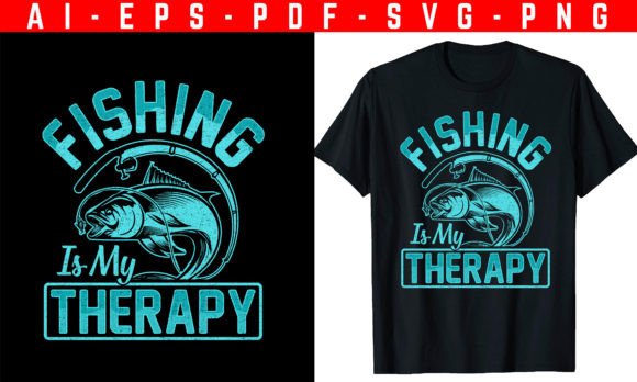 Fishing is My Therapy T-Shirt Design: A Designer’s Honest Review