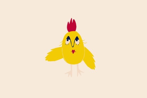 Funny Chicken with a Smiling Face SVG Review for Embroidery Designers