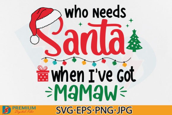 Funny Christmas Mamaw Kid SVG, Grandma: A Designer’s Real-World Embroidery Review