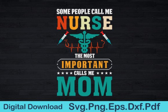 Funny Gift Nurse SVG Typography Design Review