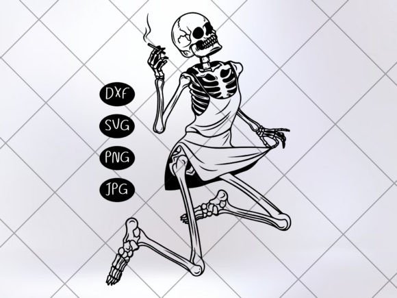 Funny Smoking Skeleton Women SVG: A Designer’s Real-World Review